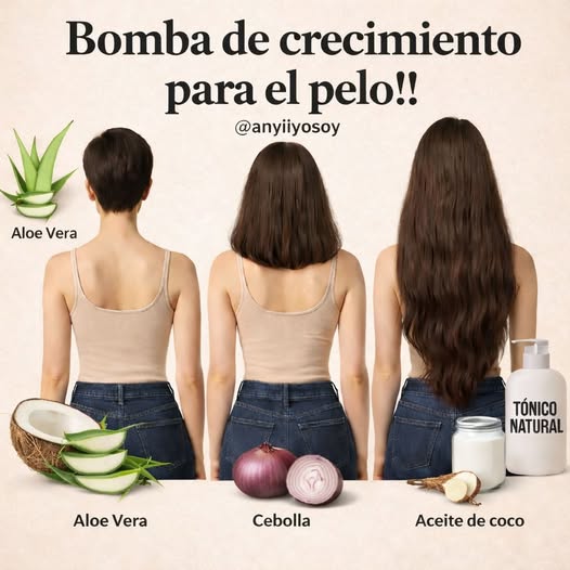 Bomba de crecimiento para el cabello