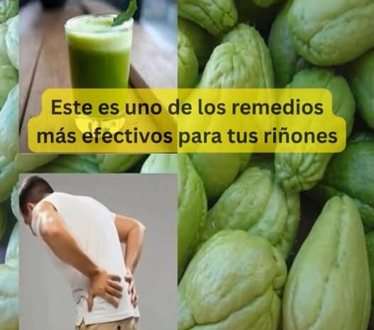 Chayota el remedio natural para limpiar tus riñones de forma efectiva