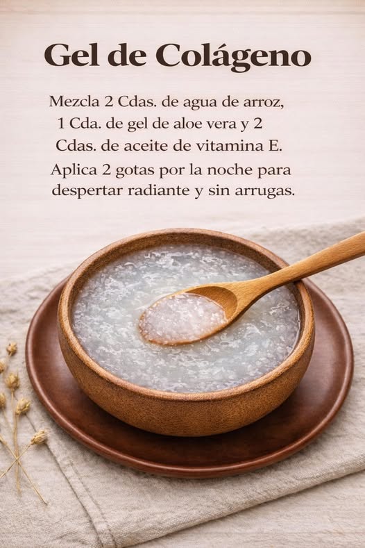 Gel de colágeno casero