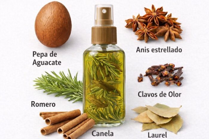 Receta de Aceite Capilar Natural de Romero Canela y Aguacate