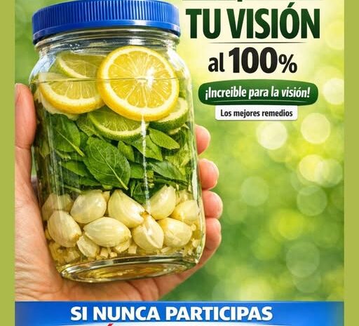 El secreto casero que fortalece tu visión y limpia tus ojos desde adentro