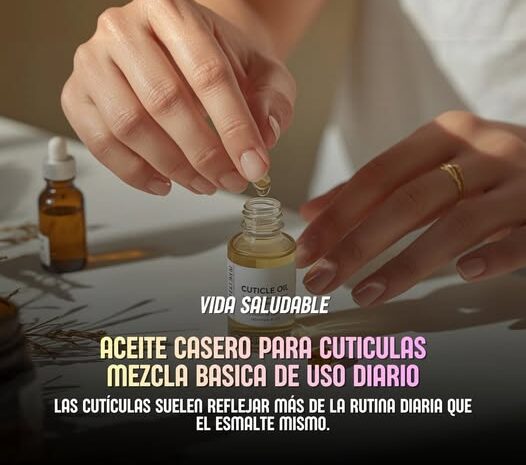 Aceite Casero para Cutículas Mezcla Básica de Uso Diario