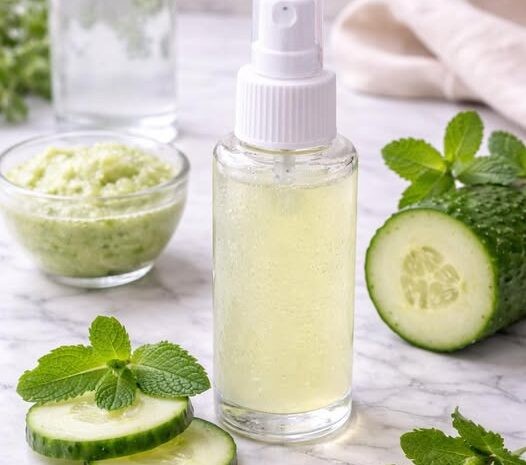 Bruma Refrescante de Pepino para Calmar y Iluminar tu Piel