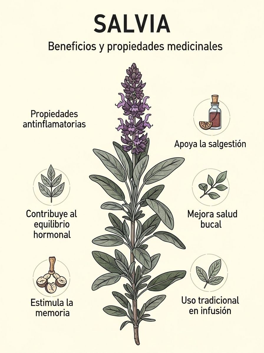 Beneficios de la salvia