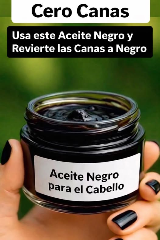 Aceite Negro para el Cabello