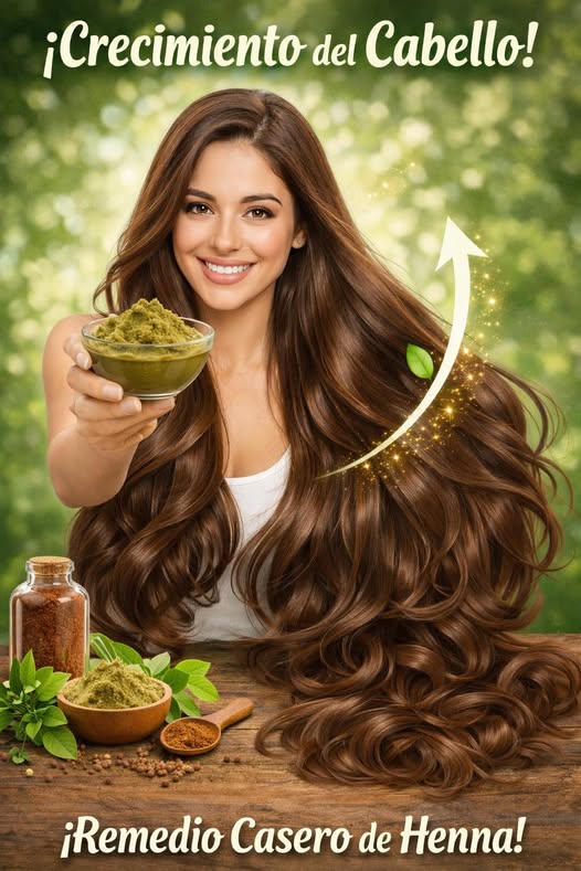 Crecimiento del Cabello con Henna