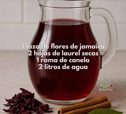 Refresca tu Salud con el Té de Jamaica Canela y Laurel
