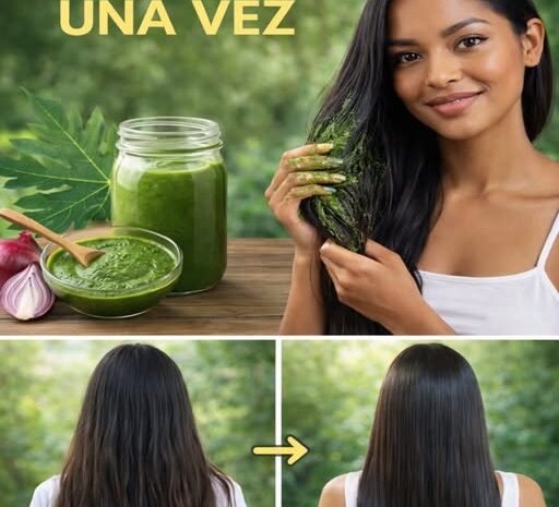 Crecimiento Extremo del Cabello con Hojas de Papaya