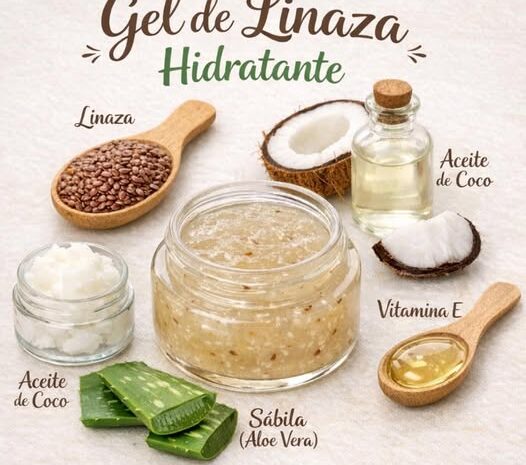 Gel de Linaza Hidratante Natural para Capilares Brillantes