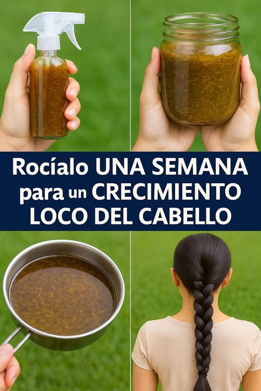 Receta para el crecimiento del cabello
