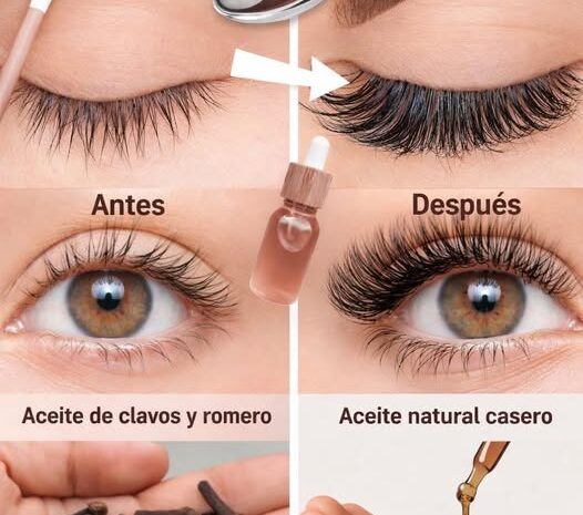 Aceite Natural para Pestañas Más Largas y Densas