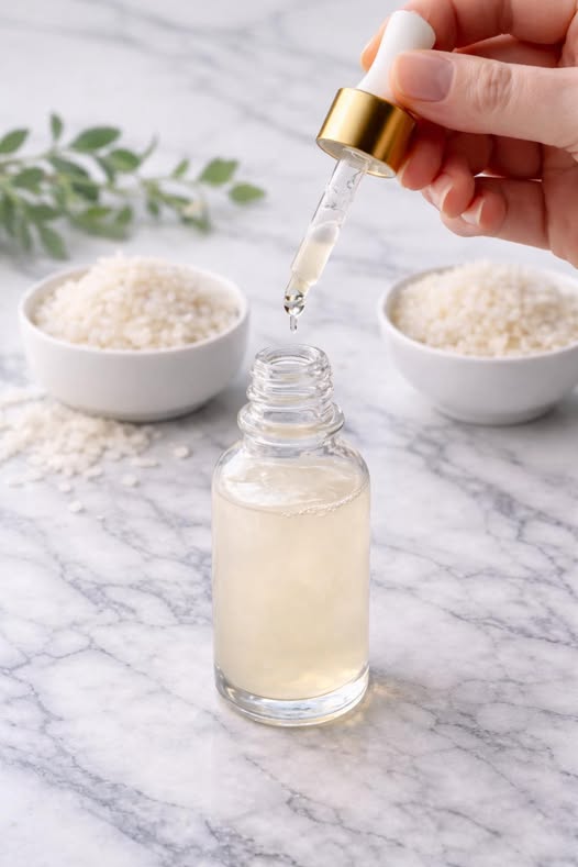 Sérum de Luz de Agua de Arroz Fermentada