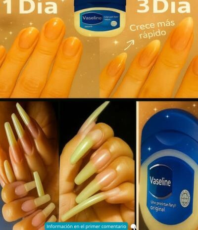 Acelera el crecimiento de tus uñas con vaselina en solo tres días