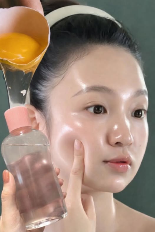 Aplicación de mascarilla natural