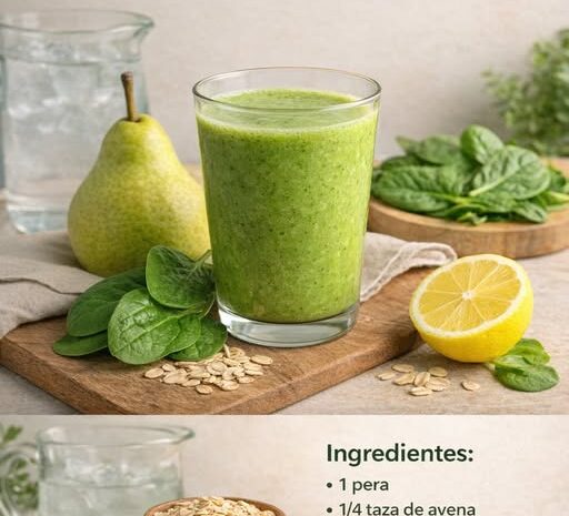 Batido Verde para Aliviar el Estrés Mental