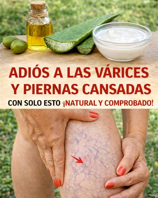 Ingredientes naturales para el alivio de piernas cansadas y várices