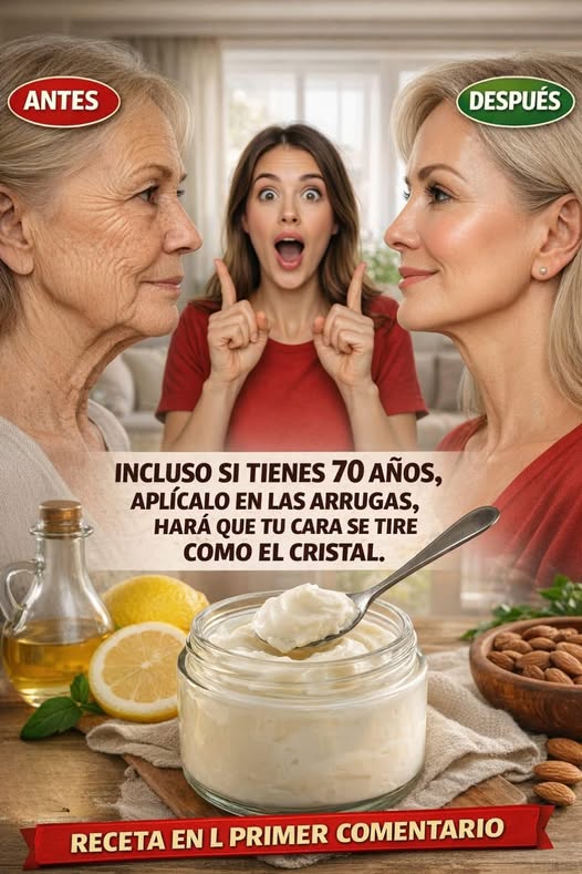 Antes y después de usar crema de bicarbonato