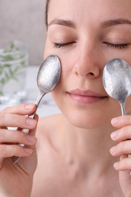Cucharas Frías para el Rostro