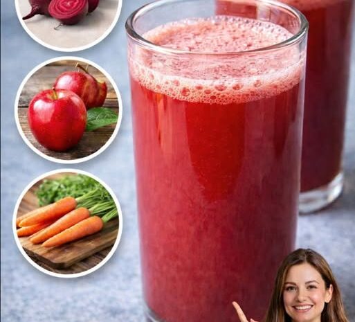 Bebida Milagrosa de Zanahoria Remolacha y Manzana para una Vida Saludable
