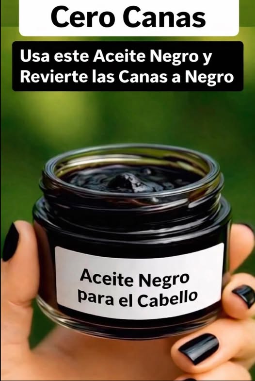 Aceite Negro para el Cabello