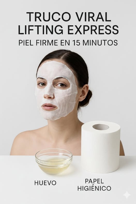 Mascarilla Lifting Express de Huevo y Papel
