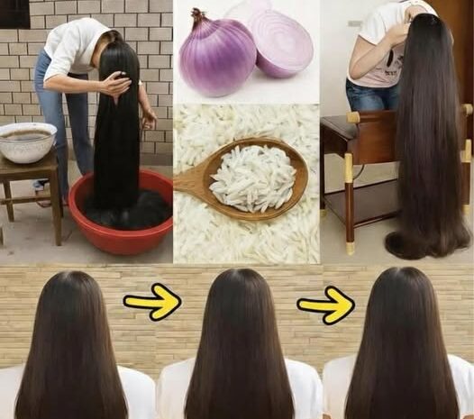 Mascarilla de Cebolla y Arroz para un Crecimiento Excepcional del Cabello