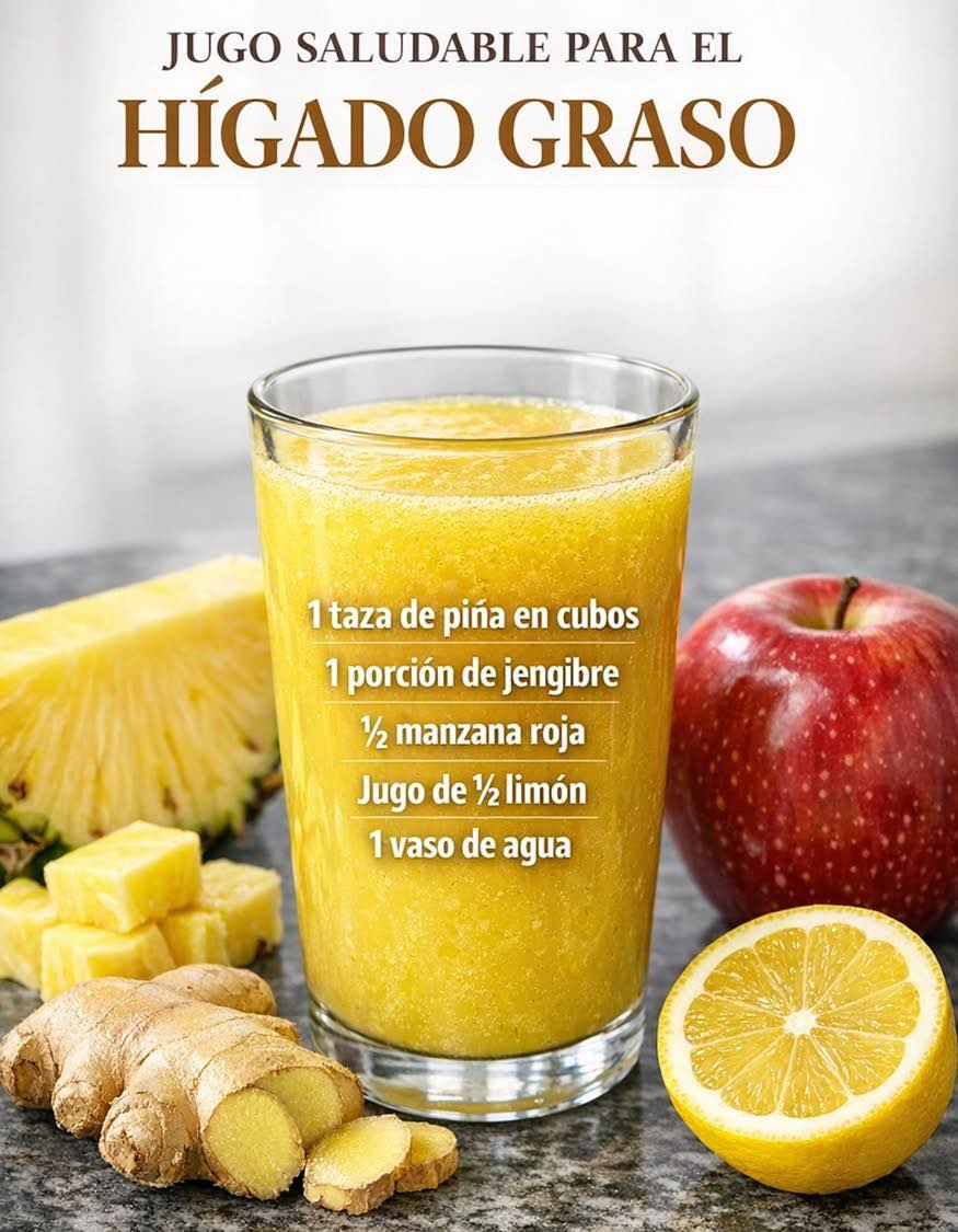 Jugo Saludable para Hígado Graso