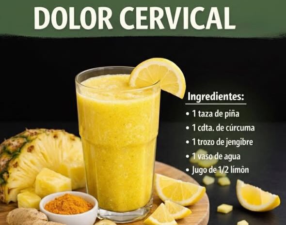 Jugo Natural para Aliviar el Dolor Cervical y Reducir la Inflamación