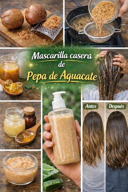 Mascarilla Casera de Pepa de Aguacate