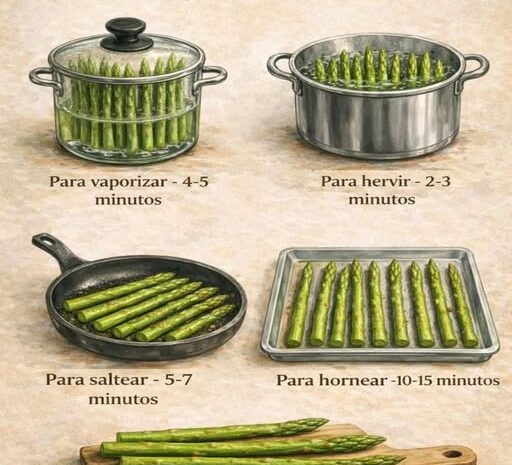 Cómo Cocinar Espárragos de Forma Sencilla y Saludable