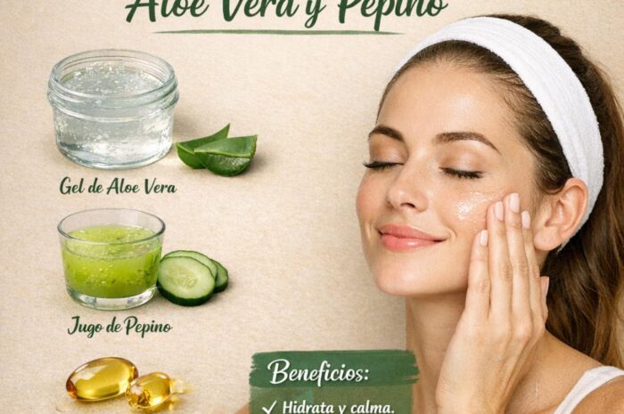 Gel Hidratante Natural de Aloe Vera y Pepino