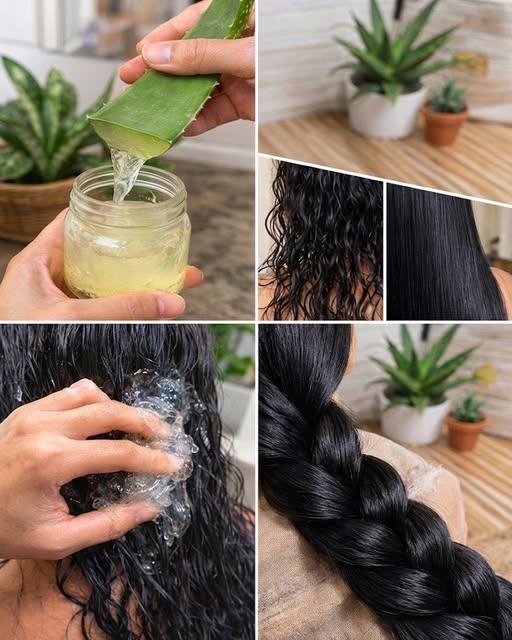 Proceso de aplicación de gel de aloe vera