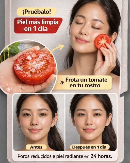 Uso del tomate para el cuidado de la piel