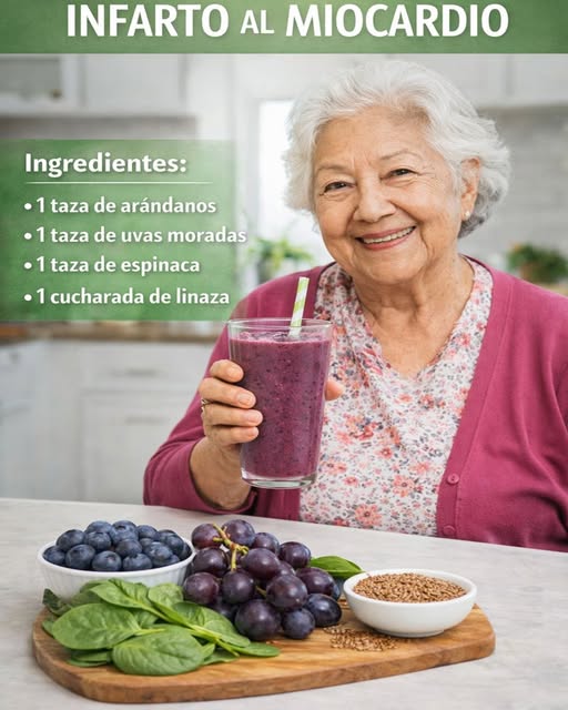 Batido antioxidante para la salud del corazón