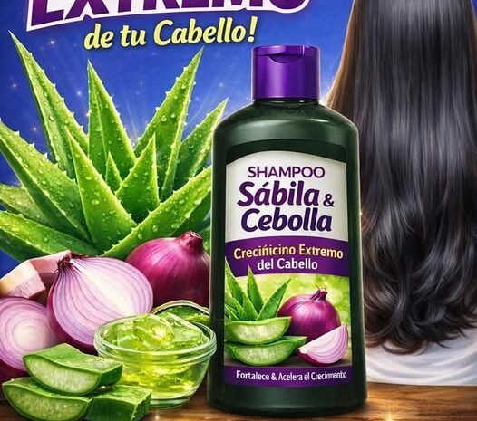 Champú Casero de Sábila y Cebolla para un Cabello Fuerte y Saludable