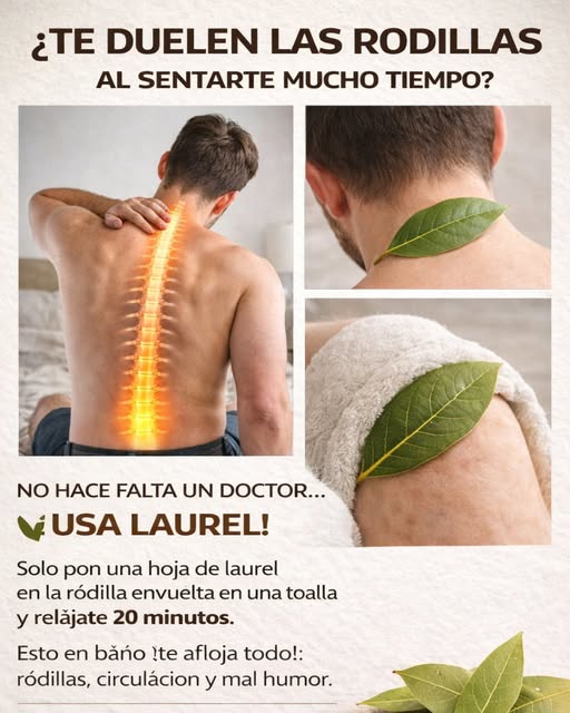 Hojas de Laurel para el dolor de rodillas