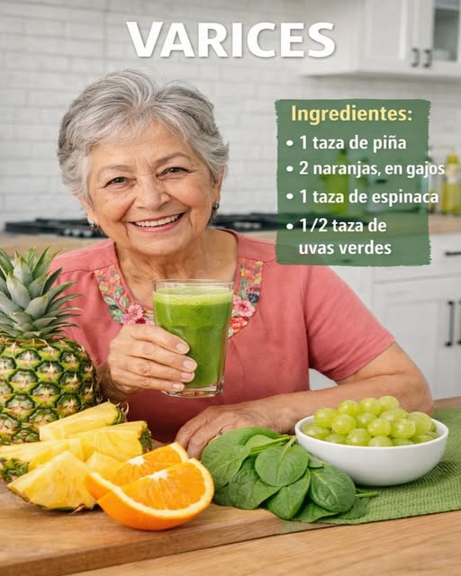 Batido Natural de Piña y Naranjas