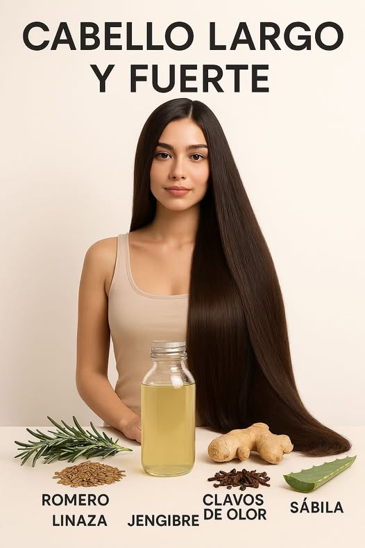 Tónico para cabello largo y fuerte