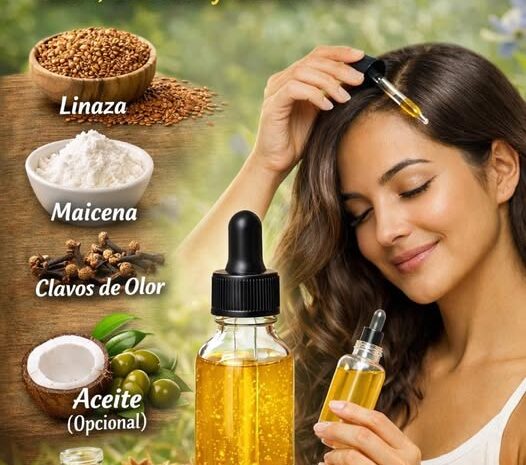 Sérum Natural Antifrizz Brillo de Seda e Hidratación Profunda