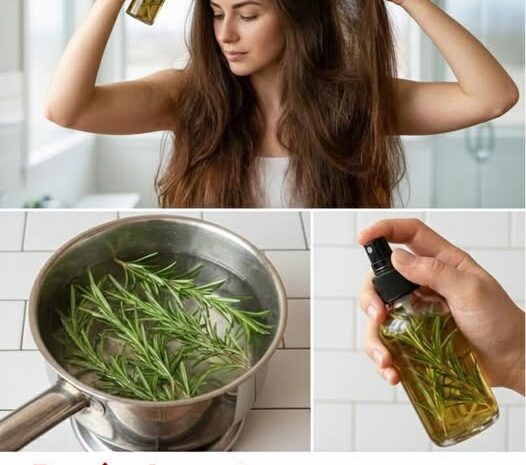 Receta Casera para el Cuidado del Cabello con Romero y Aceite Natural