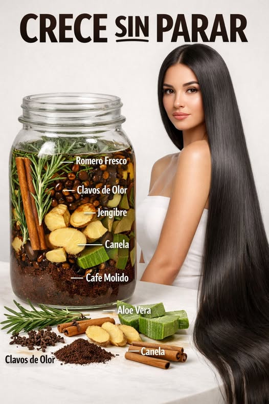Ingredientes naturales para el tónico de cabello