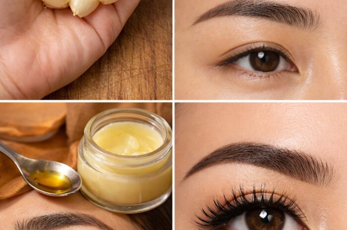Mejora tus Cejas y Pestañas con Ajo y Aceite Natural