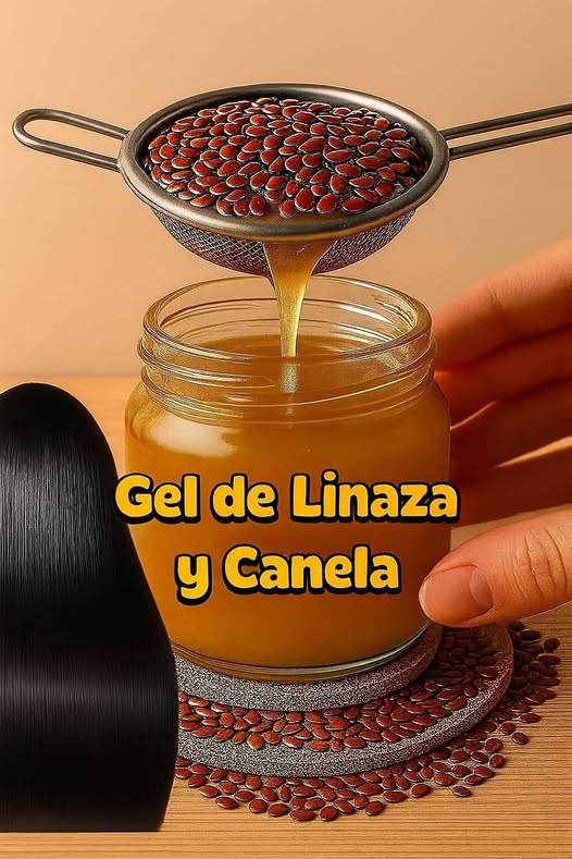 Gel de Linaza y Canela para Cabello