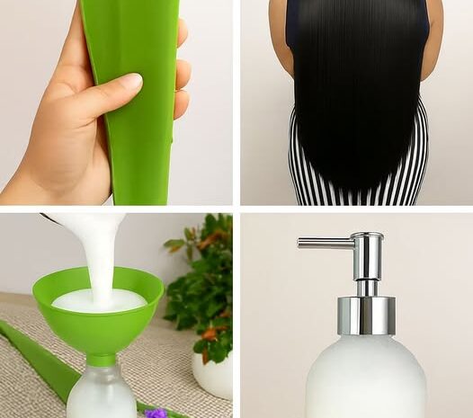 Receta casera para un tratamiento capilar revitalizante con aloe vera