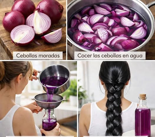 Aceite de Cebolla para el Crecimiento Rápido del Cabello y Detener la Caída