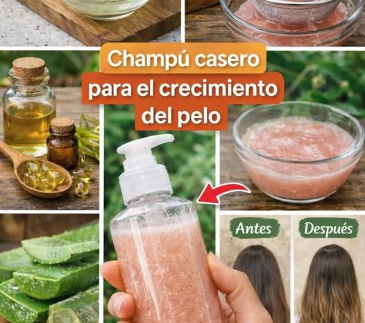 Champú Casero para Estimular el Crecimiento Capilar