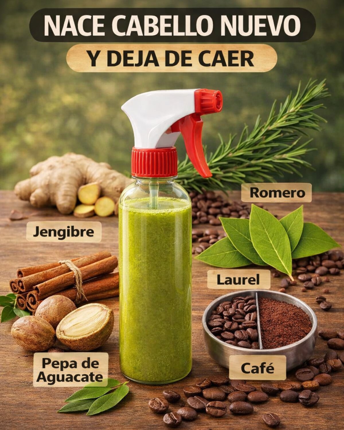 Ingredientes Tónico Capilar Casero