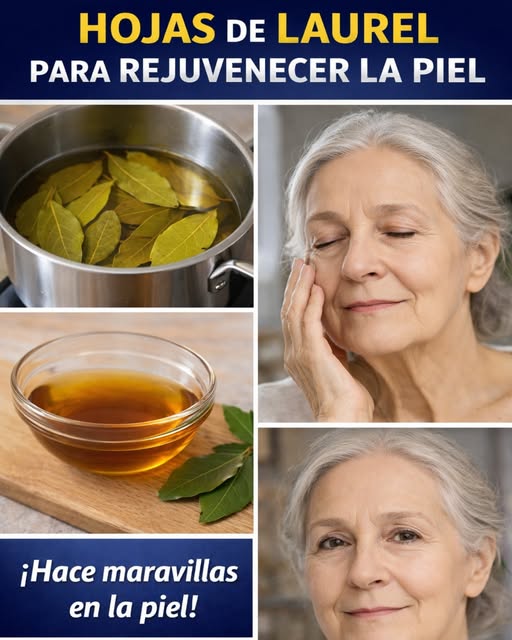 Hojas de Laurel para Rejuvenecer la Piel