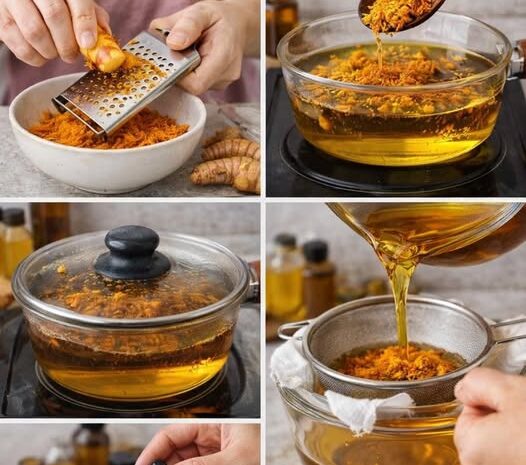 Cómo Hacer Aceite de Cúrcuma Casero para la Cocina y la Salud