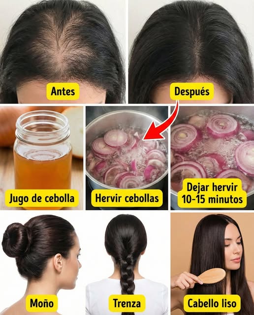 Proceso de preparación del jugo de cebolla